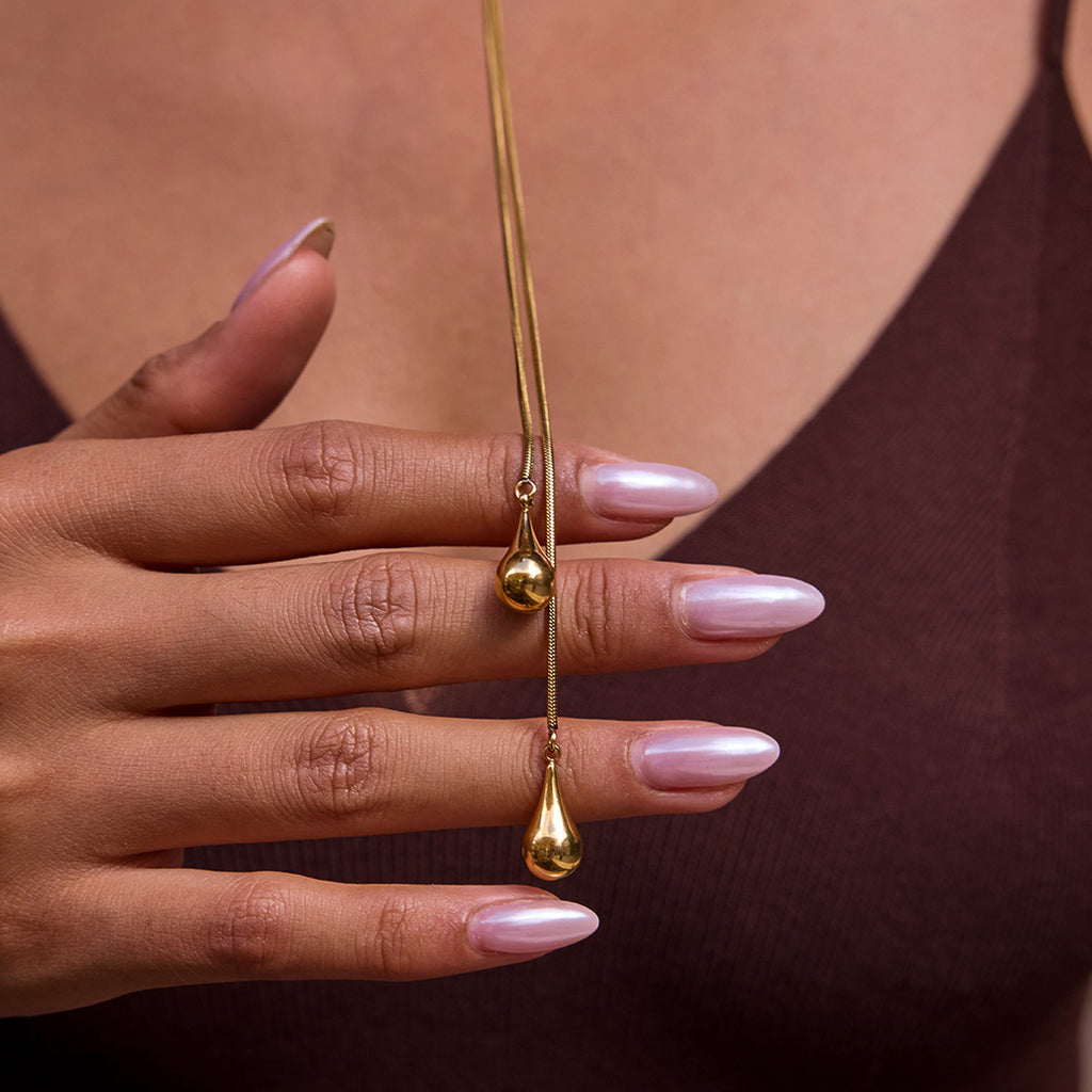 Titanium Steel Y-Shaped Necklace