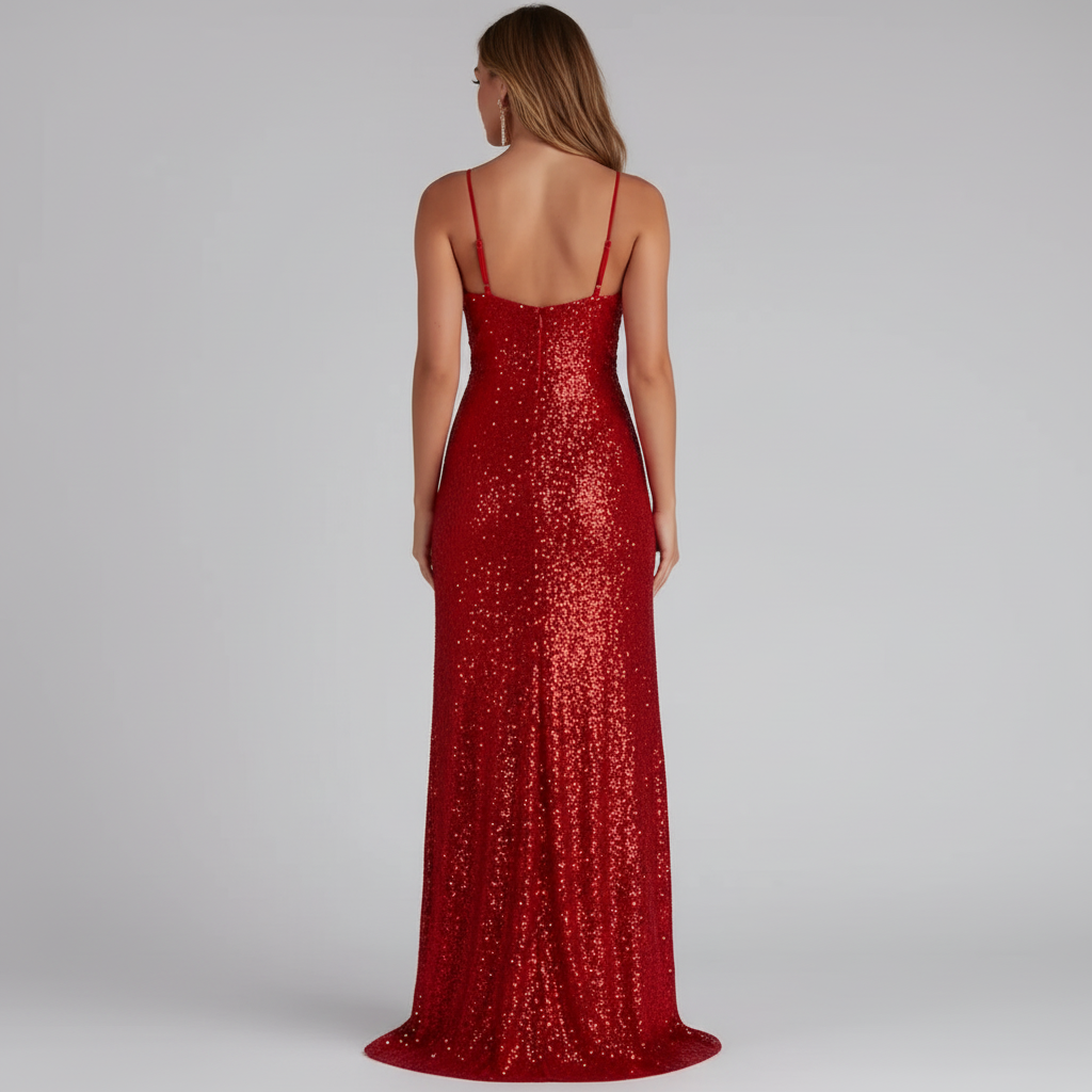 Back view - Sequined Dress