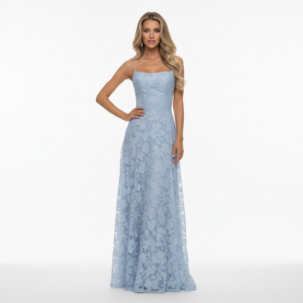 Blue Dress Front