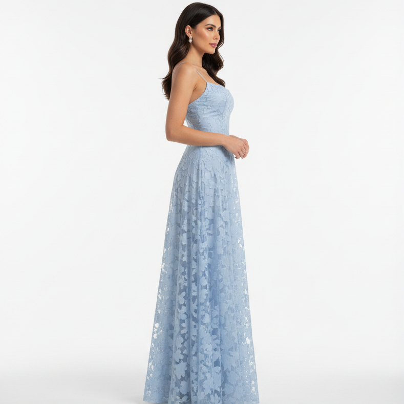 Blue Dress Side