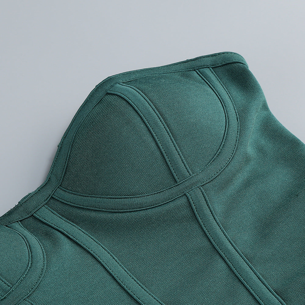 Sleeveless Racerback A-line Dress