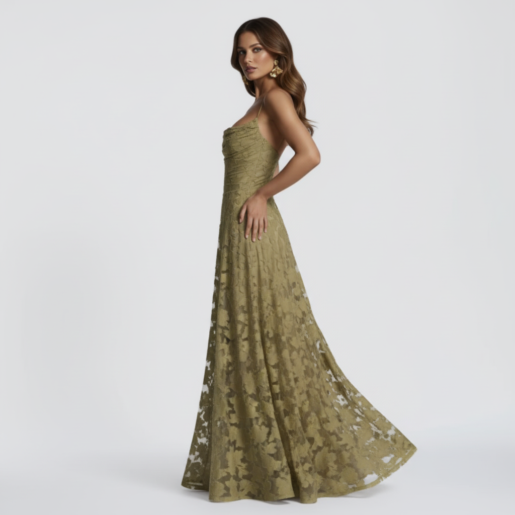 Green Dress Side