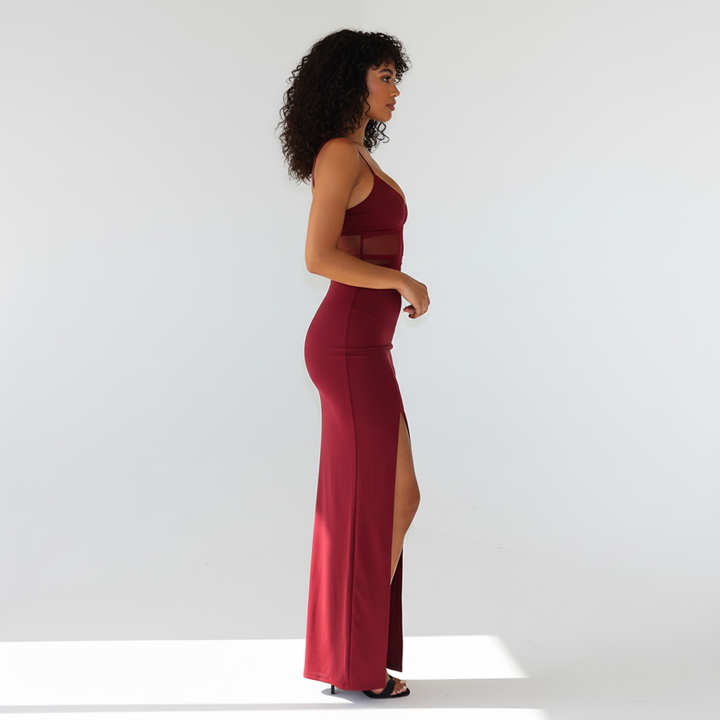 Side view - Wine Red