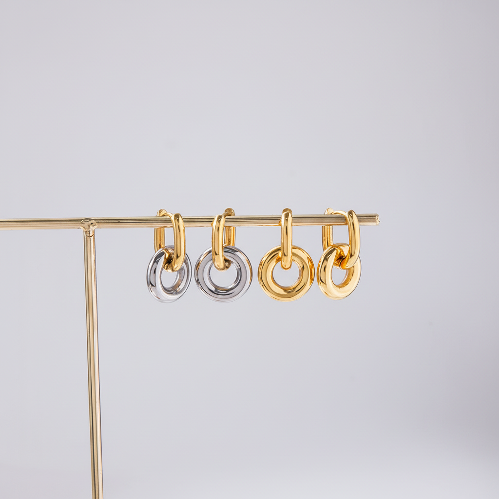 Stainless Steel Earrings - Sideways